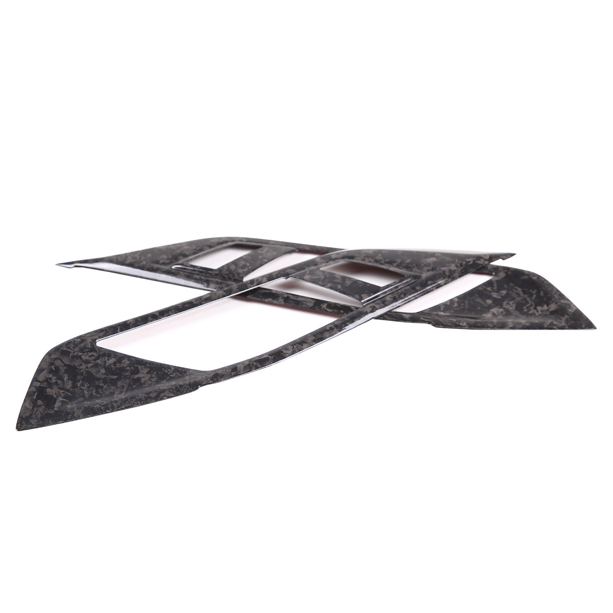 Forged Carbon Fiber Inner Door Handle Frame Cover Trim For BMW 4 Series 2022-24 6