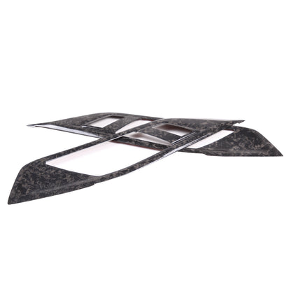 Forged Carbon Fiber Inner Door Handle Frame Cover Trim For BMW 4 Series 2022-24 6