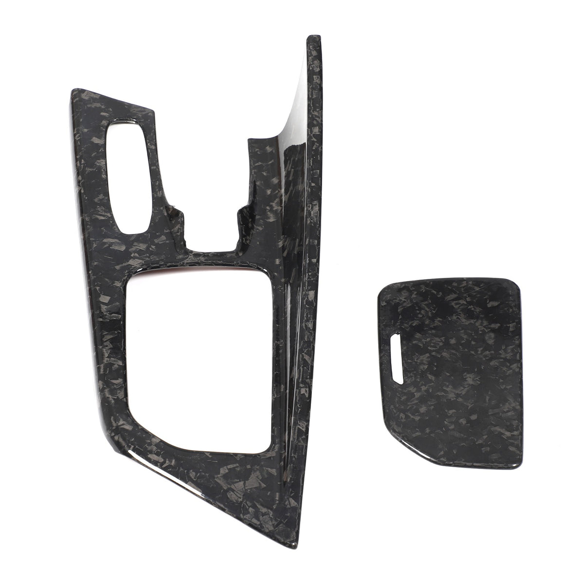 Forged Real Carbon Fiber Center Gear Shift Panel Trim For Corvette C8 2020+ 14