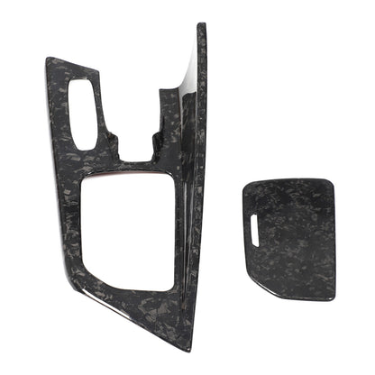Forged Real Carbon Fiber Center Gear Shift Panel Trim For Corvette C8 2020+ 14