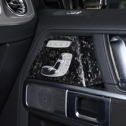 Forged Carbon Fiber Seat Adjustment Button Trim Cover for Benz G-Class 2019-20 17