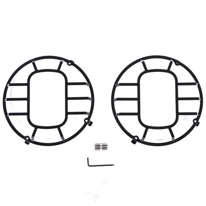 Front Lamp Headlight Cover Guard Net Trim For Land Rover Defender L316 2004-19 24