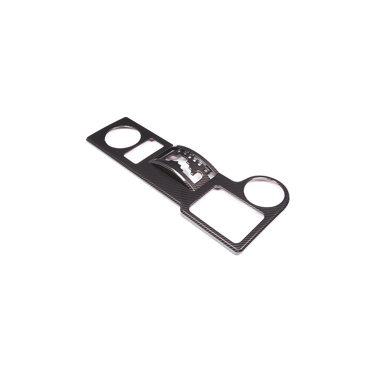 Carbon Style Gear Shift Water Cup Panel Cover Trim For Toyota FJ Cruiser 07-21 11