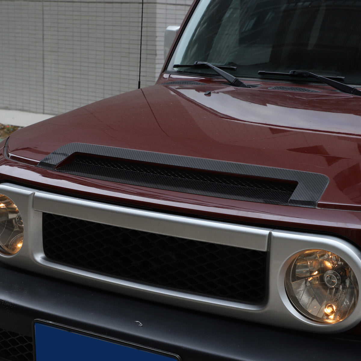 Front Hood Bumper Upper Trim Nose Cover For Toyota FJ Cruiser 2007-21 20