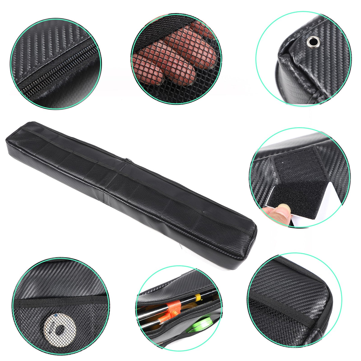 Carbon Fiber ABS Tailgate Trunk Storage Bag Tray For Toyota FJ Cruiser 07-21 US 21