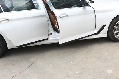 Glossy Black Door Body Side Molding Cover Trim For BMW 5 Series 2018-22 6