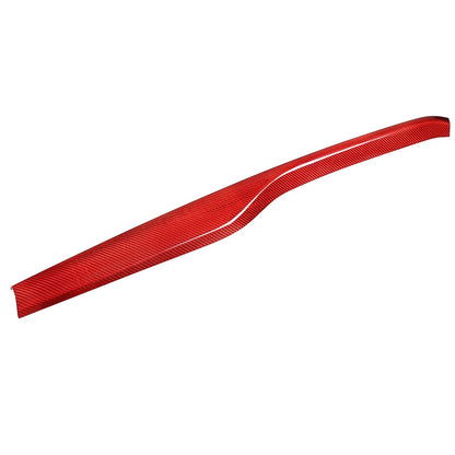 Red Real Carbon Fiber Center Dashboard Trim For Alfa Romeo Stelvio 949 2017-2020 12