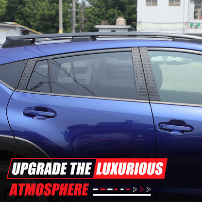 US Flag Alloy Window Center Pillar Trim Panel For Subaru Crosstrek 24+ 18
