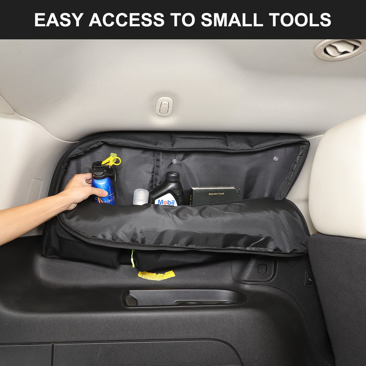 Trunk Left Side Window Storage Bag Tray For Cadillac Escalade 2007-2014 7