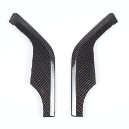 Real Carbon Fiber Interior Center Console Dashboard Trim Strip For Corvette C8 17