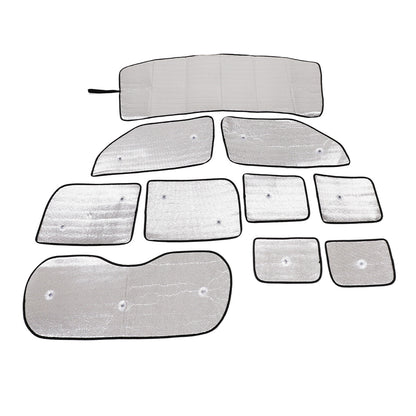 Car Full Sun Shade Rear Front Window Shade Blocks For LR Defender 90 110 2020-22 8
