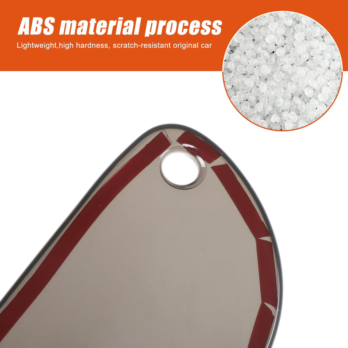 Smoked ABS Tail Light Smoke Housing Cover Trim for Toyota Supra 1993-2002 4