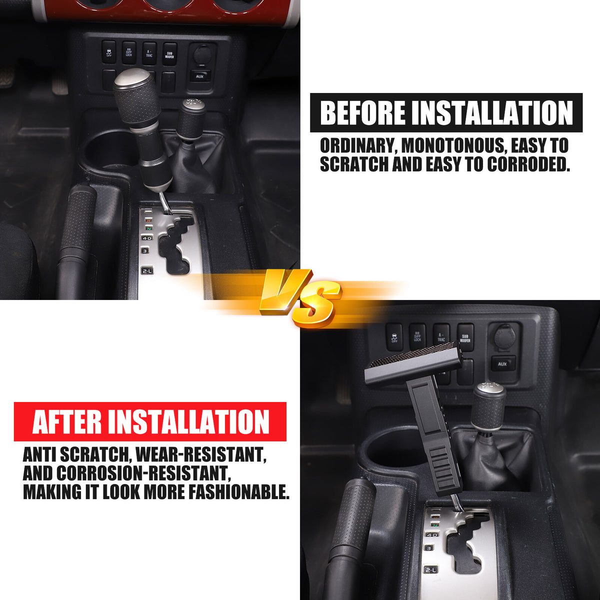 Replacement Black Airplane Style Gear Knob head for Toyota FJ Cruiser 2007-21 17