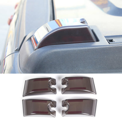 18pcs Smoked Front Rear Side Tail Light Roof Light Trim Cover For Hummer H2 48
