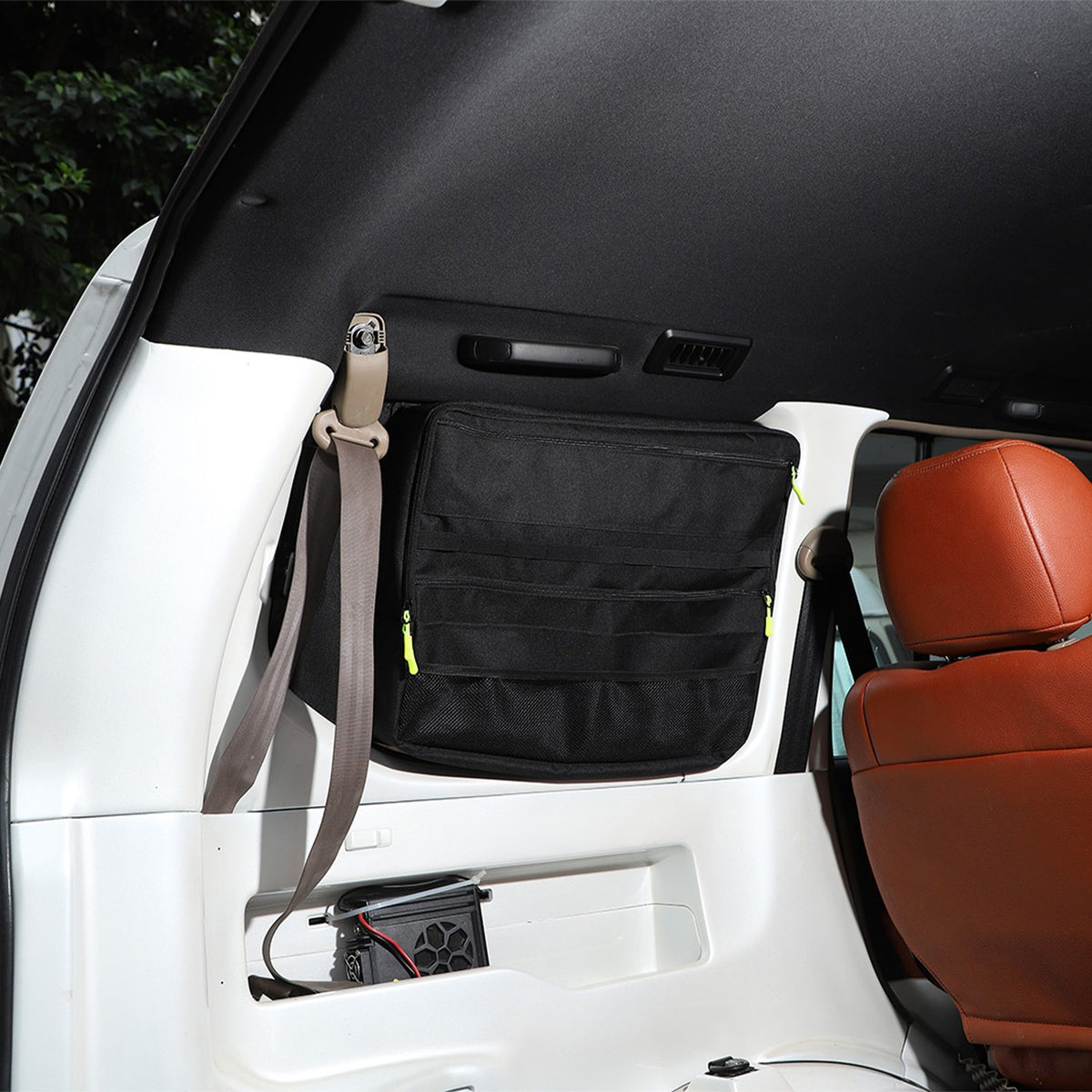 Trunk Side Left Side Window Storage Bag For Toyota Prado 1996-2002 15