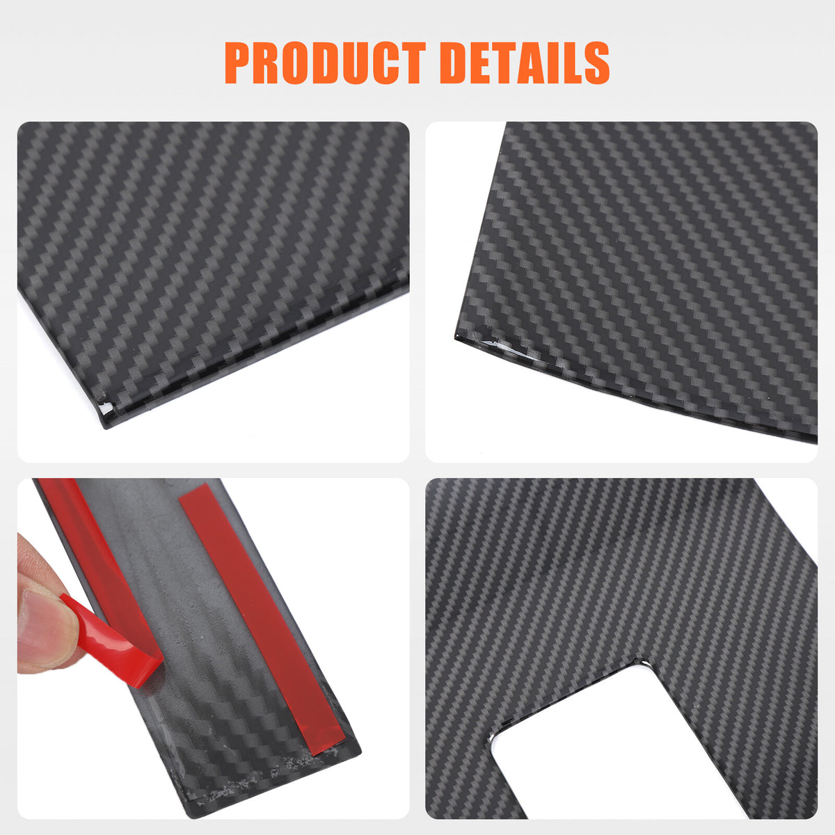 Carbon Gear Shift Panel Trim for LR Range Rover Velar L560/Evoque L551 24+ US 7