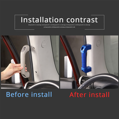 Blue A-pillar Handle Replacement Trim For 2007-2021 Toyota FJ Cruiser 20