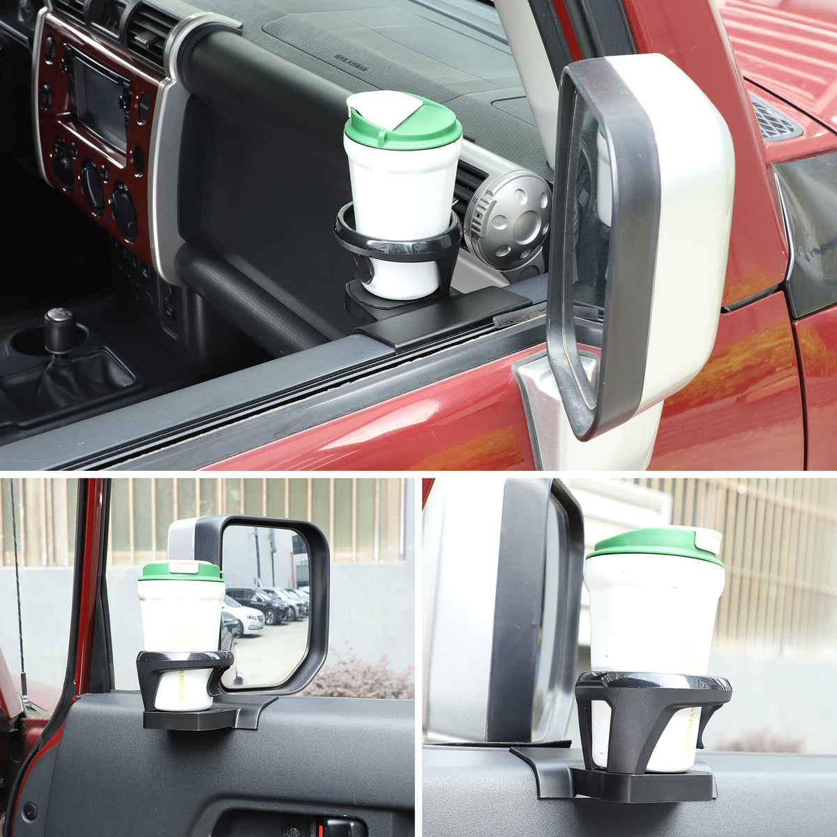 Front Door Window Left Cup Holder Stand Holder For Toyota FJ Cruiser 07-21 US 13