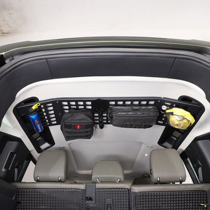 Front Roof Bag Storage Bracket Molle Panel Plate for Land Rover Defender 20-23 7