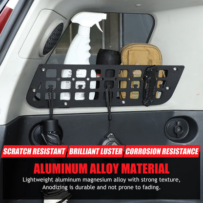 Trunk Left & Right Side Window Storage Molle Panel For Toyota FJ Cruiser 07-21 6