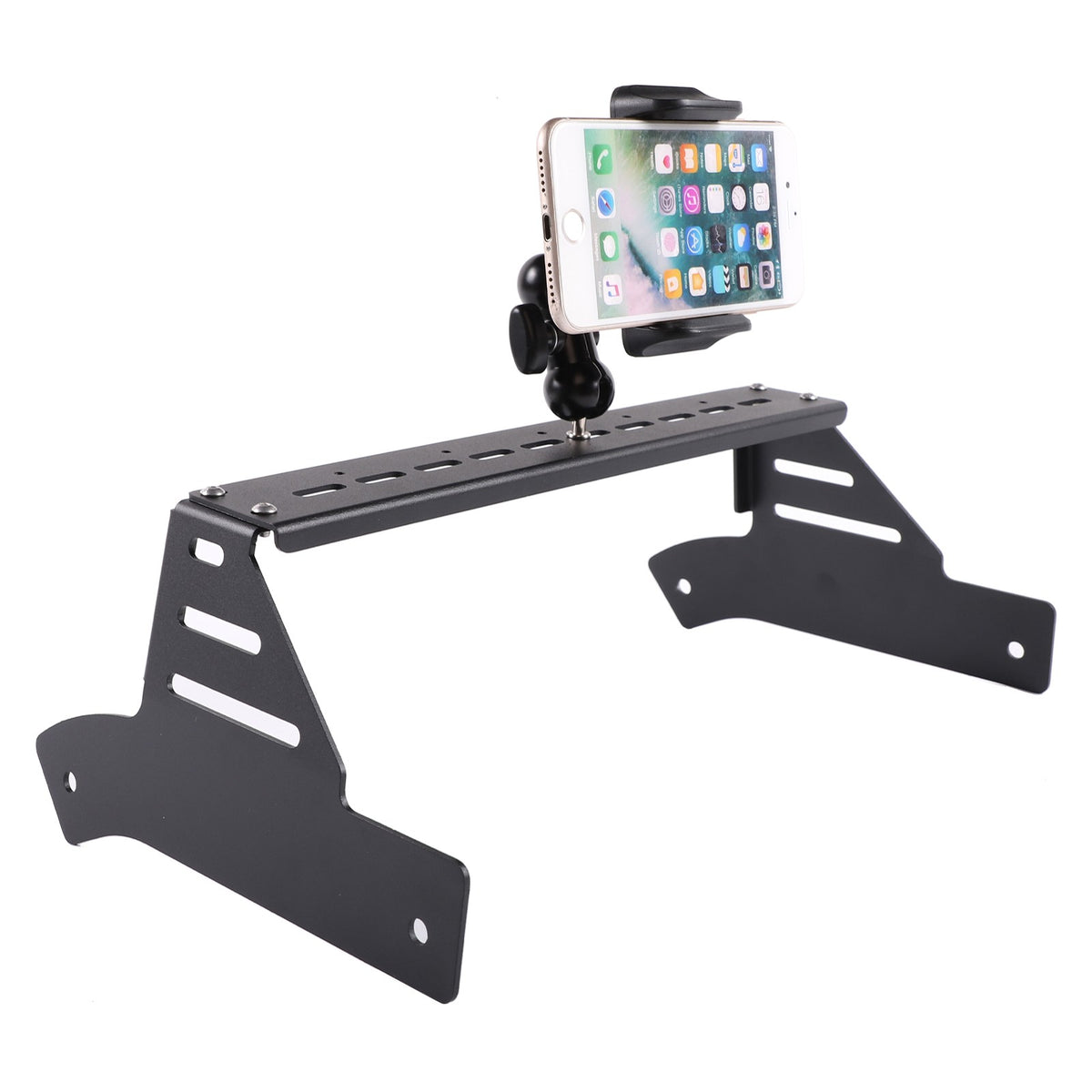 Black Clip Center Console Phone Mount Bracket For Land Rover Defender L663 2020+ 3