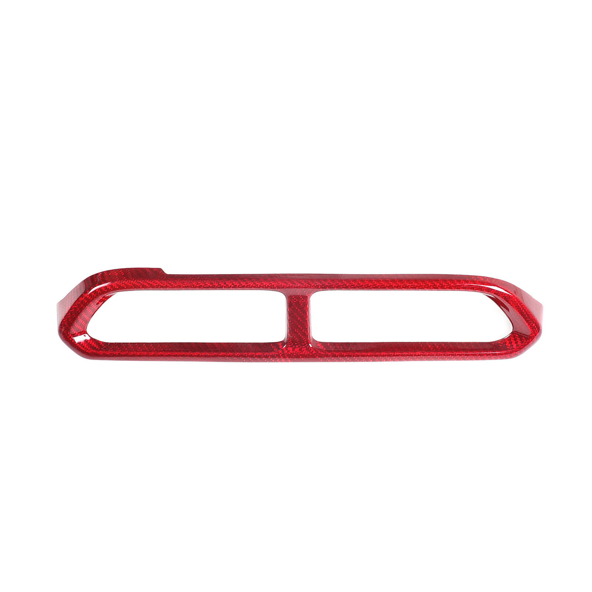 Red Real Carbon Fiber Center Console Air Vent Panel Trim For Lotus EMIRA 2021-25 11