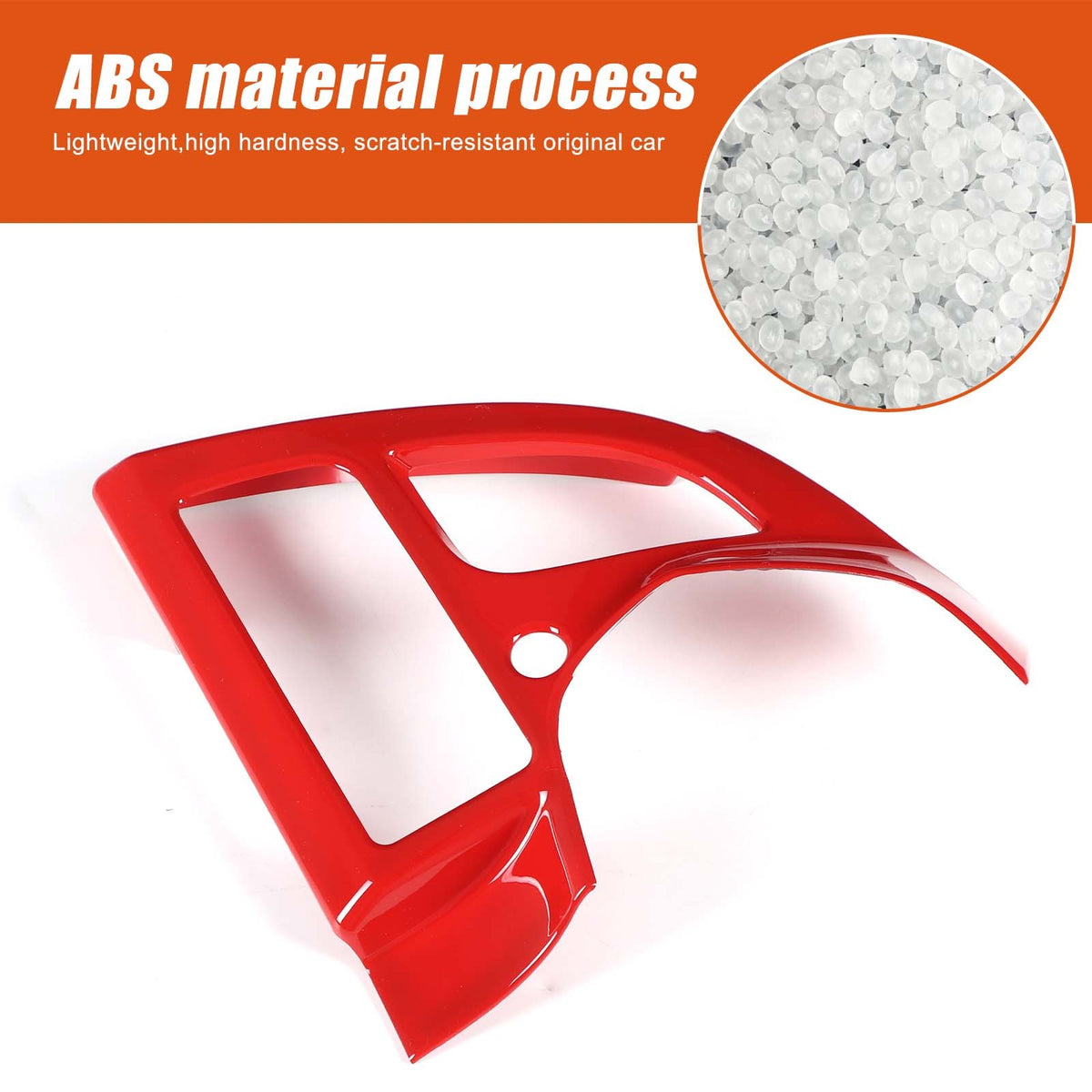 Sport Red ABS Center Console Air Vent Trim Kit For Corvette C7 2014-2019 US 22