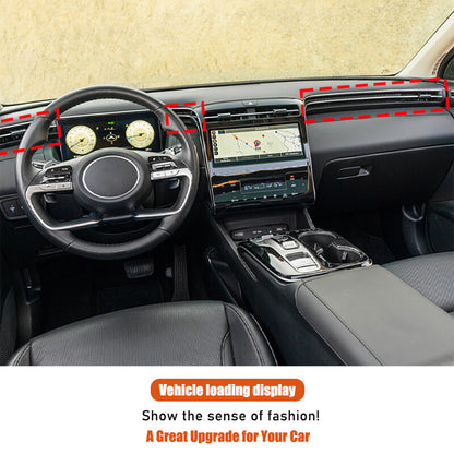 Interior Dashboard Center Console Air Vent Trim Cover For Hyundai Santa Cruz 22+ 19