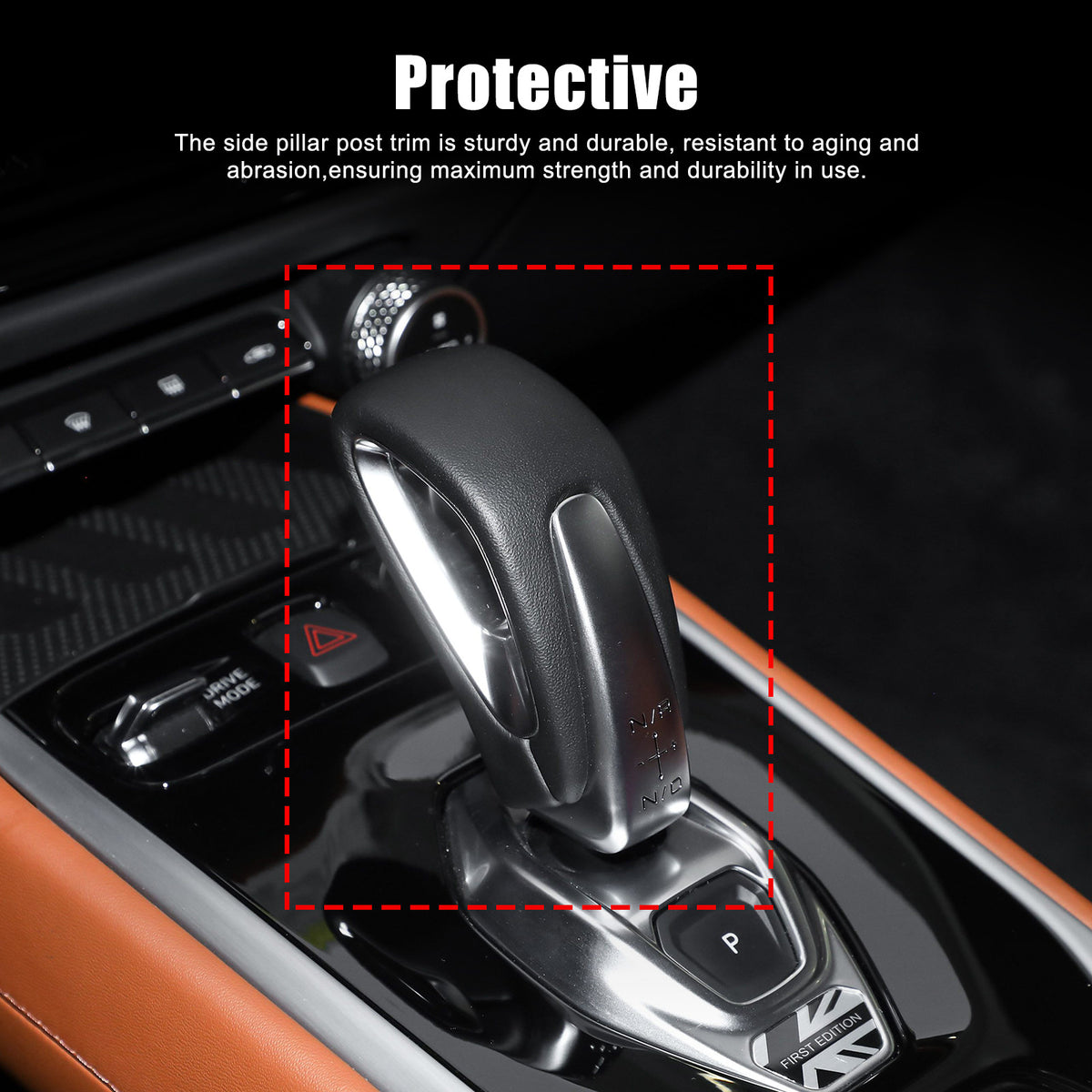Real Carbon Fiber Gear Shift Knob Head Cover Trim Cap For Lotus EMIRA 2022-2025 9
