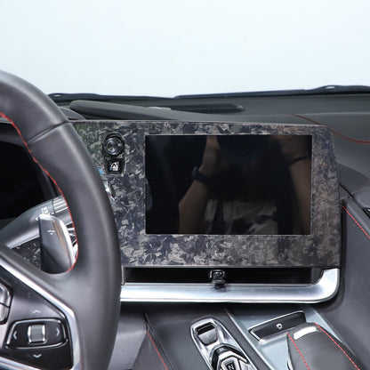 Forged Real Carbon Fiber Full Interior Set Cover Trim Kit For Corvette C8 20-25 - Variants 31-35 45