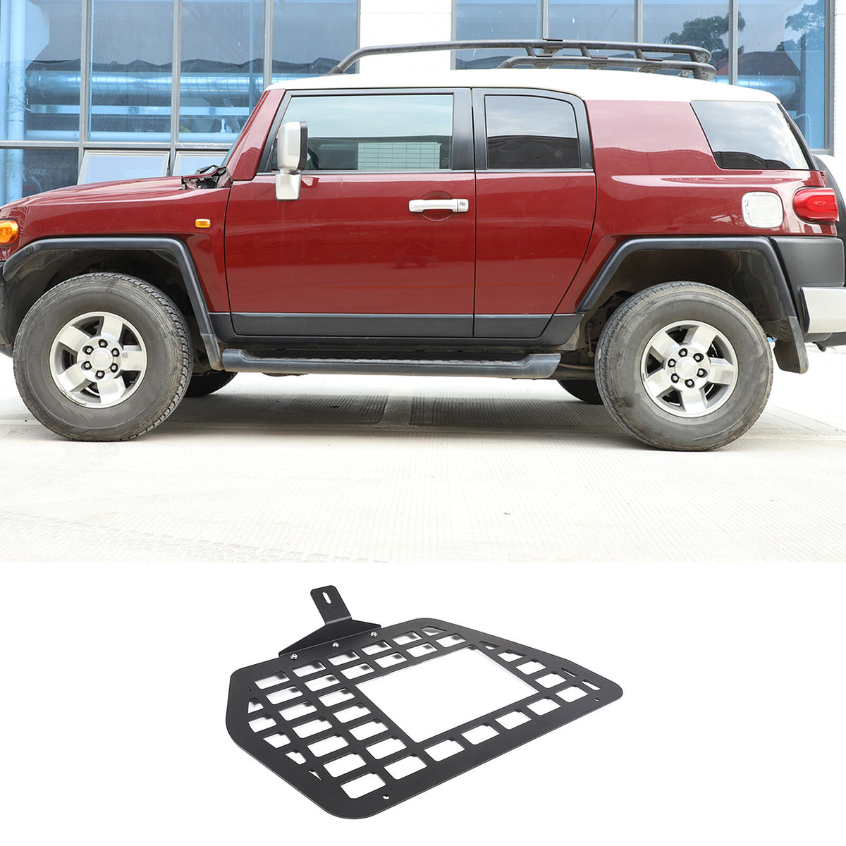 Right Side Storage Molle Panel Shelf Rear Trunk For Toyota FJ Cruiser 2007-21 US 5