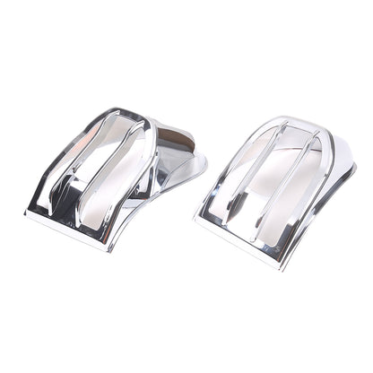 Chrome Silver Rear Tail Light Lamp Cover Trim For 2007-2014 Toyota FJ Cruiser 17