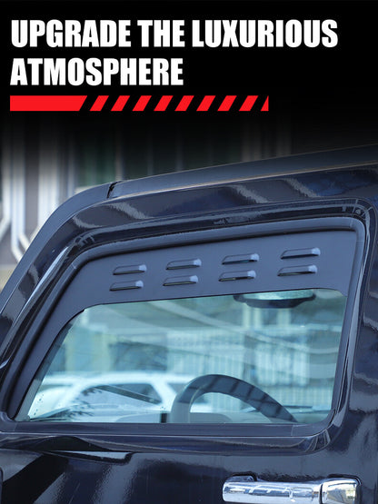 Alloy Front Door Window Louver Air Vent Panel Trim Cover For Hummer H3 05-09 US 21