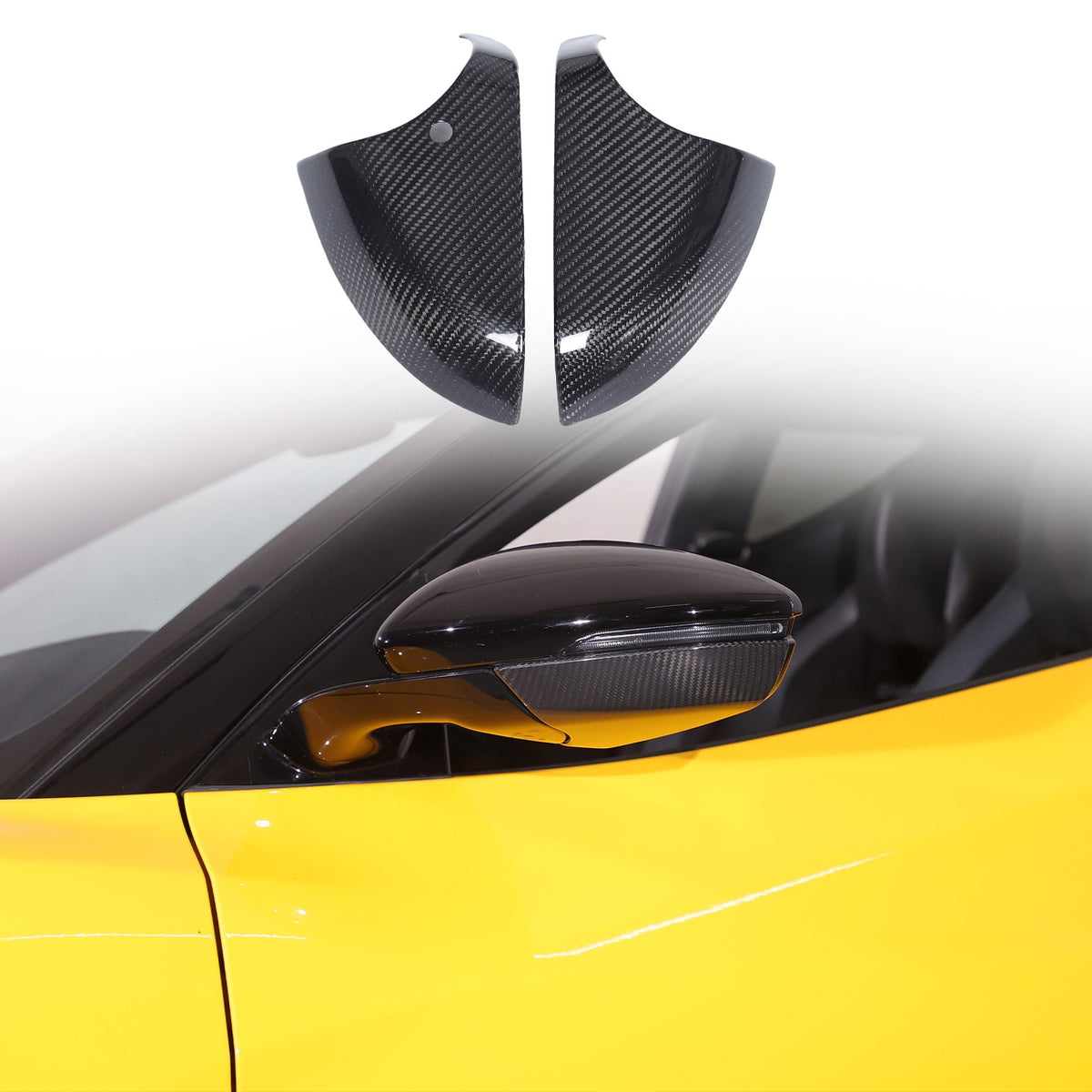 Real Carbon Fiber Rearview Side Mirror Base Cover Trim For Lotus EMIRA 21-25 US 14