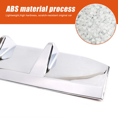Glossy Silver ABS Rear Bumper Skid Plate For Mercedes-Benz GLC X253 2020-2021 6