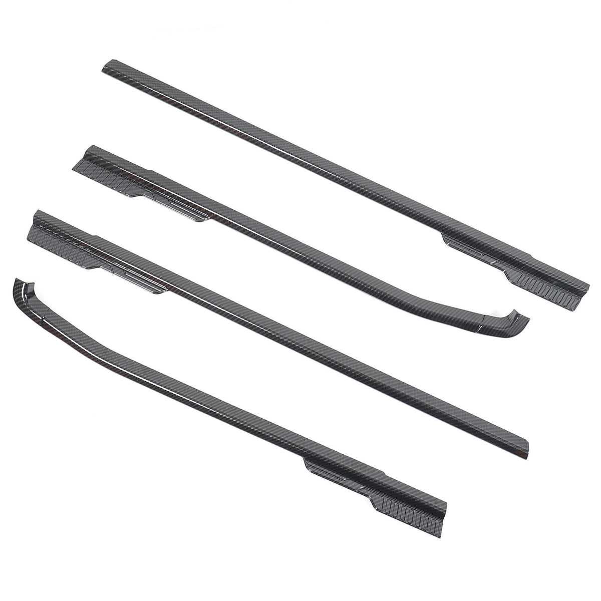 ABS Carbon Fiber Exterior Window Bottom Sill Trim For Ford Maverick 22-24 US 4