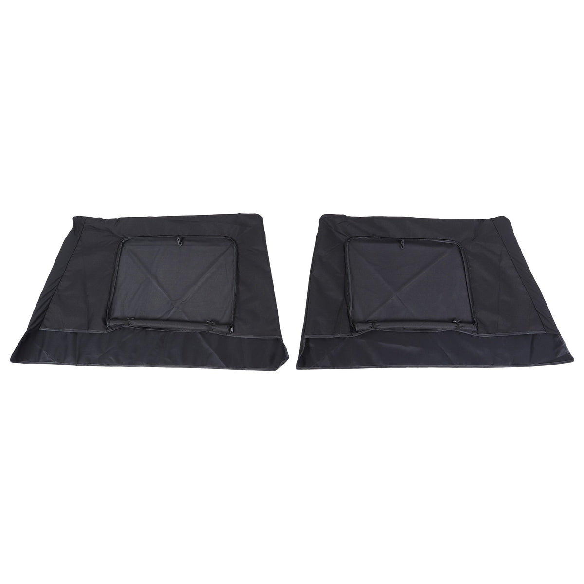 Black ABS Rear Window Visor Sun Shade Cover For Volvo XC90 2015-2024 7