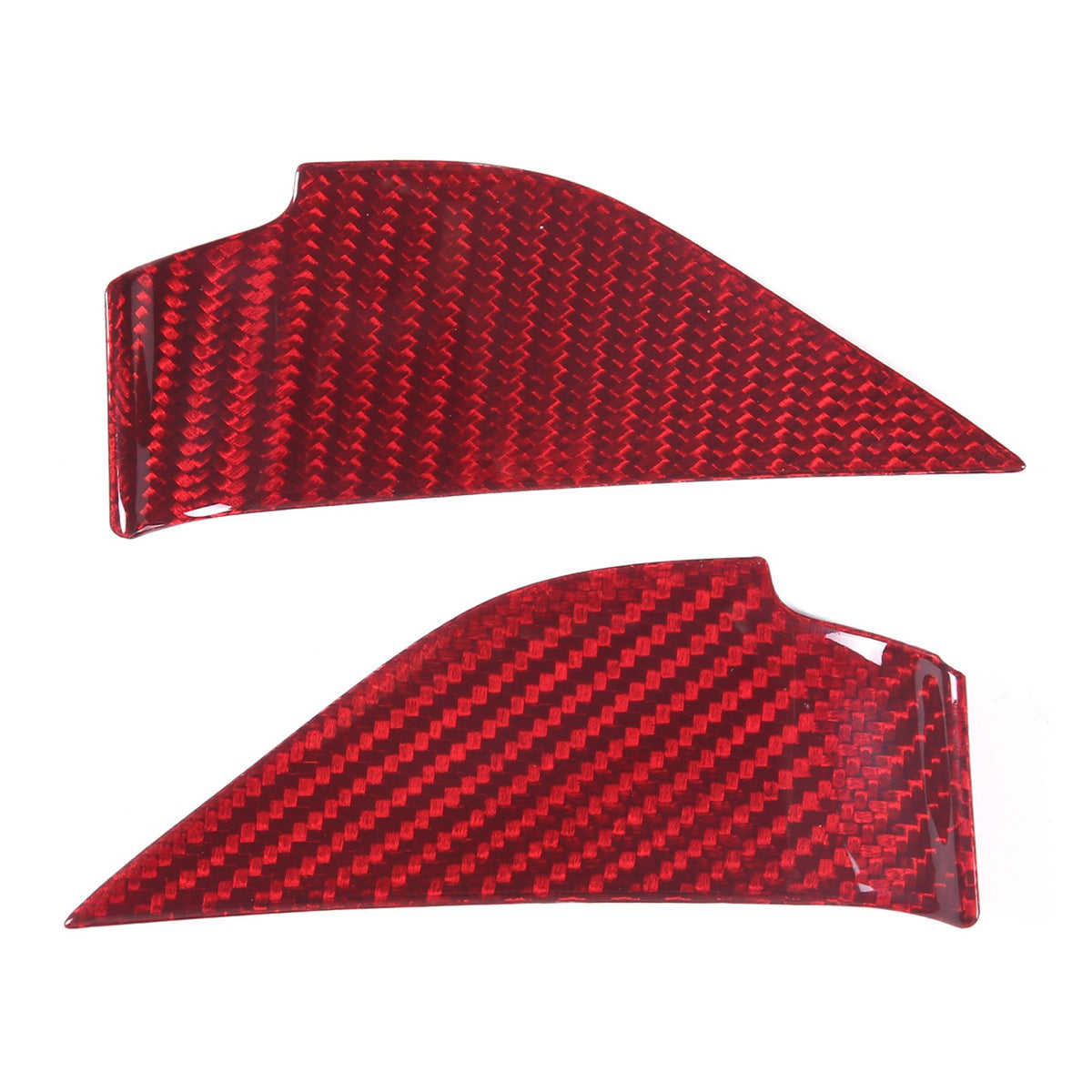 Red Real Carbon Fiber Interior Center Console Trim Set Kit For Subaru BRZ 22+ 5