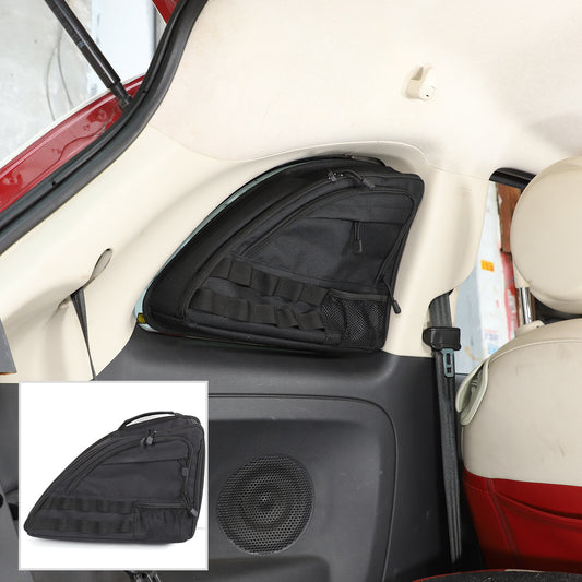 Car Trunk Left Side Window Storage Bag Tool Bag For Fiat 500 2007-24 1