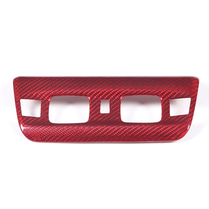 Red Real Carbon Fiber Full Interior Set Decor Trim Kit for Corvette C8 20-25 98