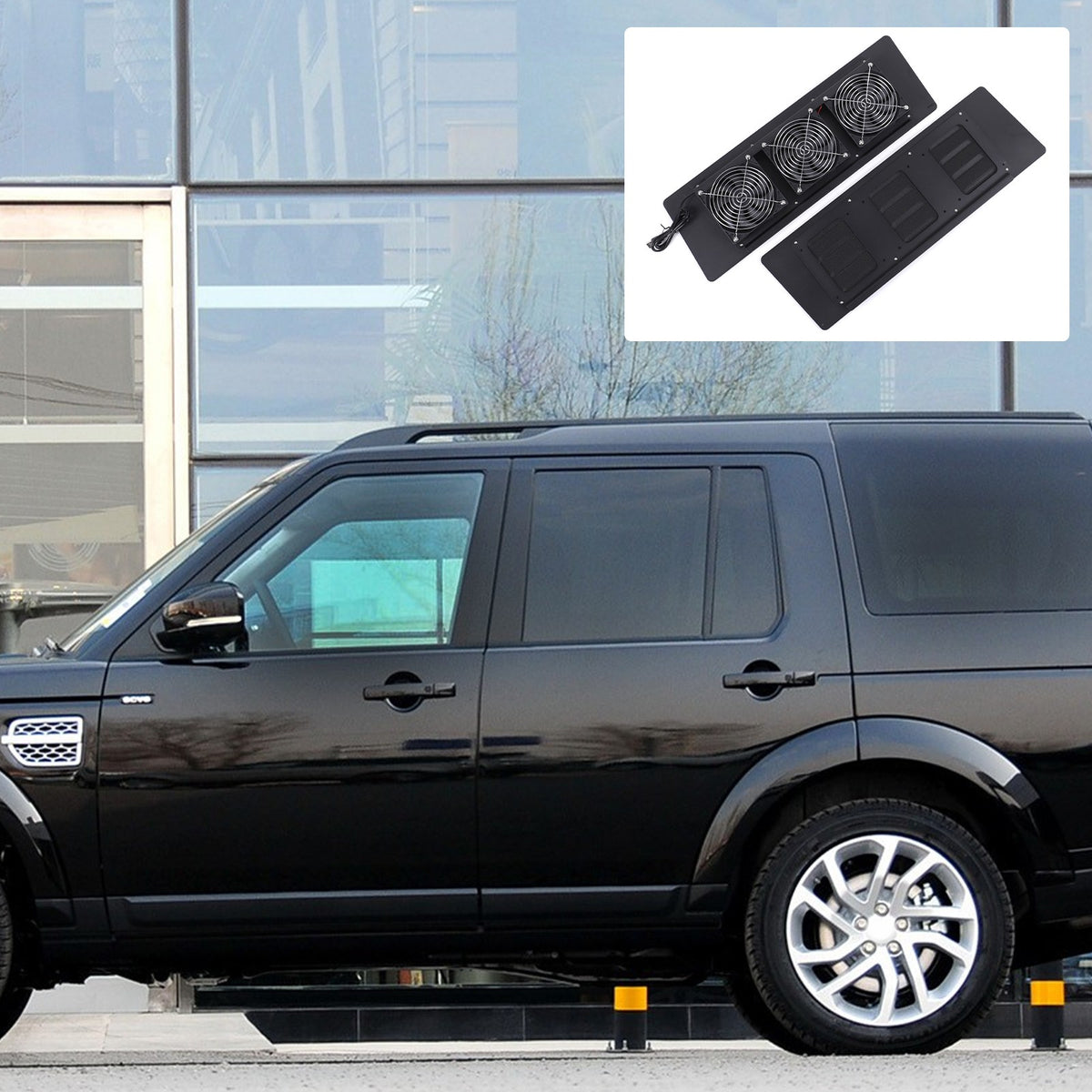 Aluminum Rear Air Vent Louver Trim For Land Rover Discovery 3/4 L319 2004-2016 2