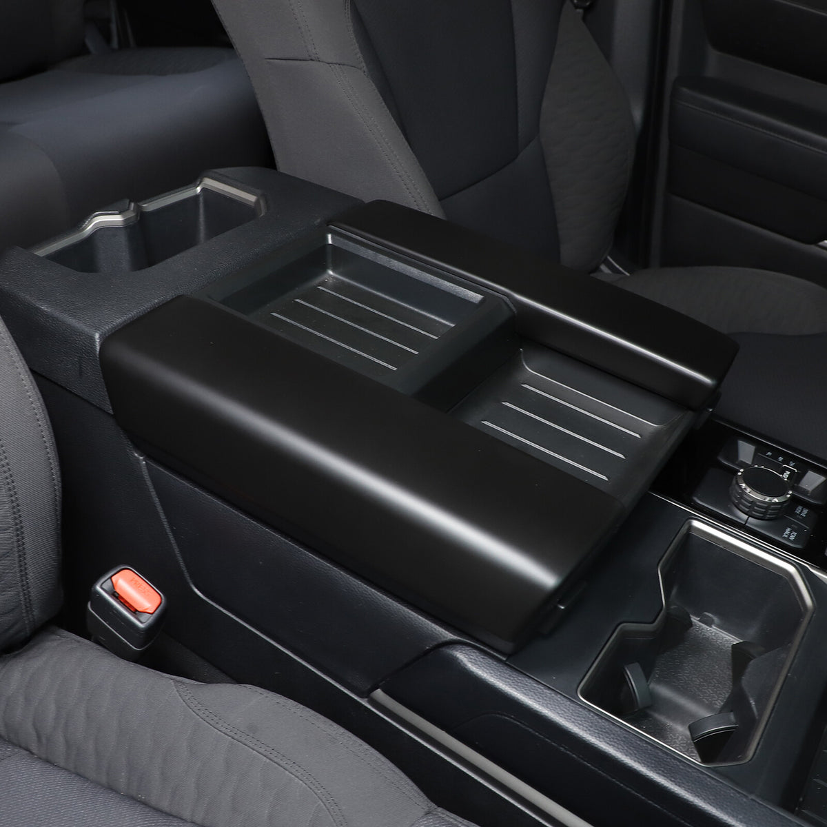 Matte Black ABS Interior Decoration Cover Trim Kit For Toyota Tundra 2022-26 US - Variants 21-25 40