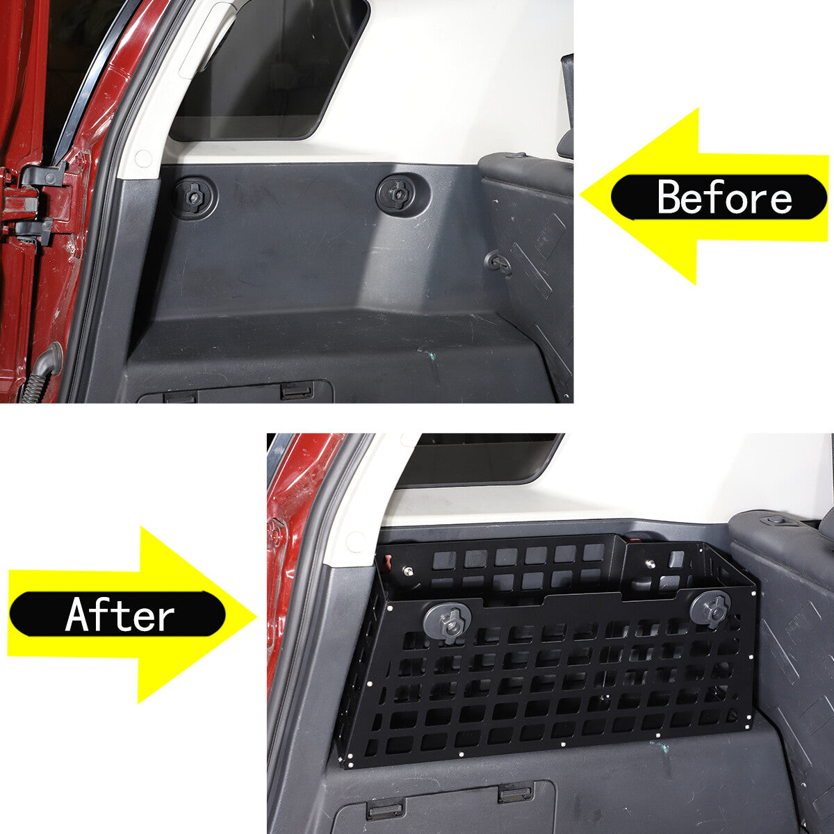Rear Trunk Cargo Luggage Storage Box Organizer For Toyota FJ Cruiser 2007-21 10