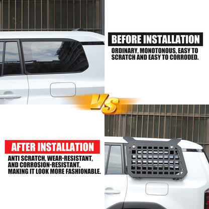Exterior Side Window Molle Panel Storage For Toyota Land Cruiser Prado LC250 24+ 8