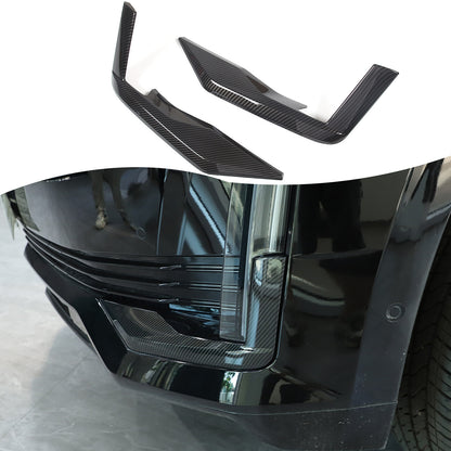 Glossy Black Front Headlight Trim Cover For Cadillac Escalade 2021-23 US 10