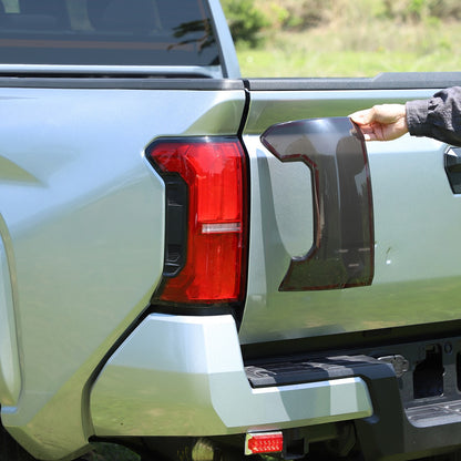 Smoked Tail Light Cover Blackout Overlay Len Guard For Toyota Tacoma 24+ 9