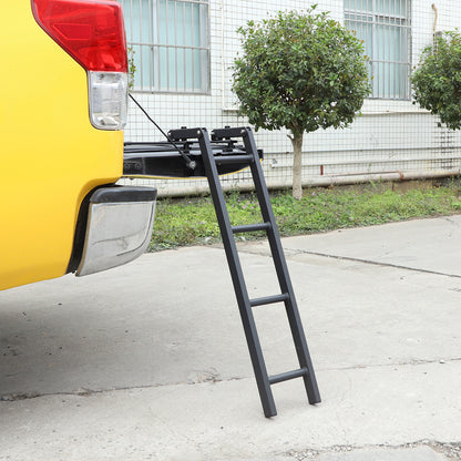 Black Alloy Truck Step Stair Tailgate Foot Ladder for TOYOTA TUNDRA 2007-2021 US 12
