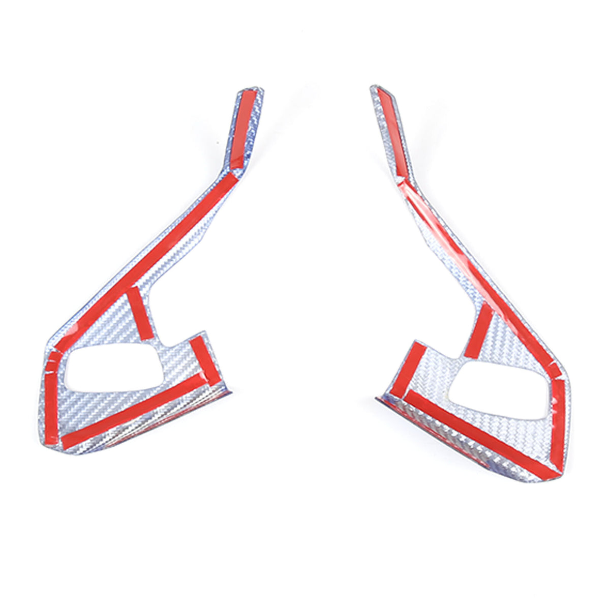 Blue Real Carbon Fiber Full Interior Set Decor Trim Kit for Corvette C8 20-25 - Variants 16-20 50