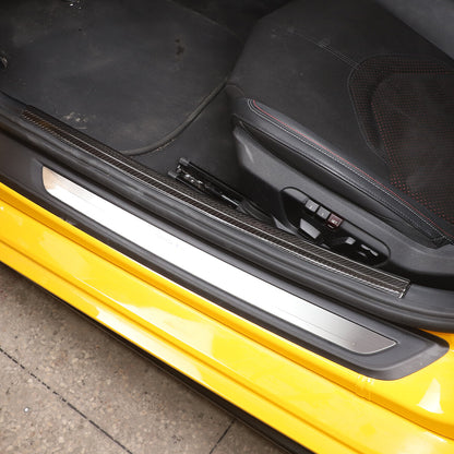 Real Carbon Fiber Full Interior Set Decor Trim Kit For Toyota Supra A90 MK5 19+ 129