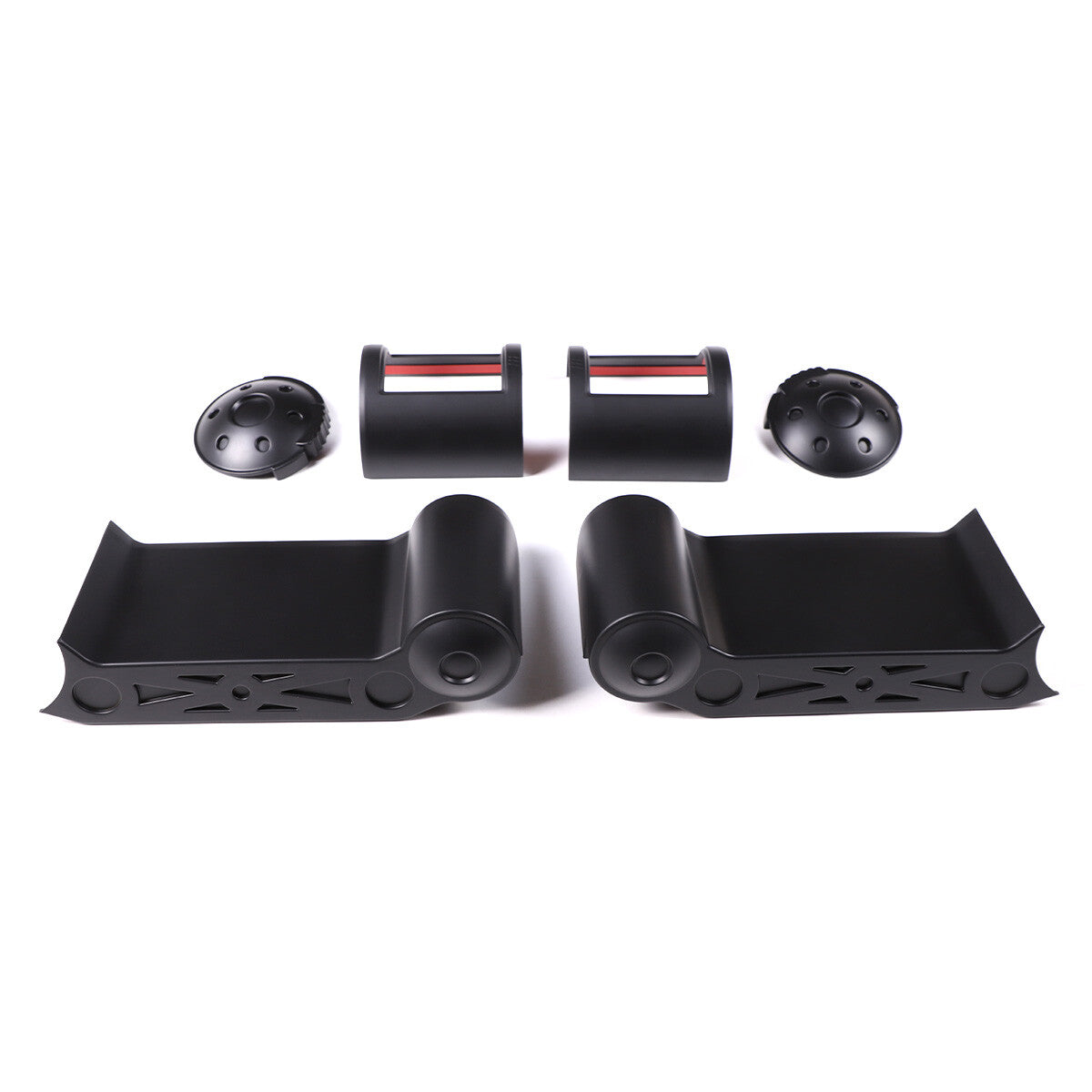 Matte Black Dashboard Side Air Outlet Vent Trim For Toyota FJ Cruiser 2007-21 9